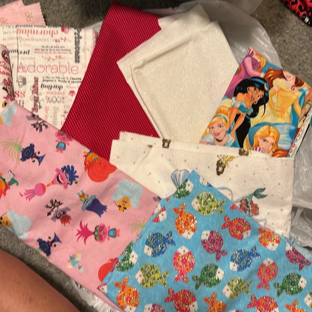 Fabric bundle girls prints